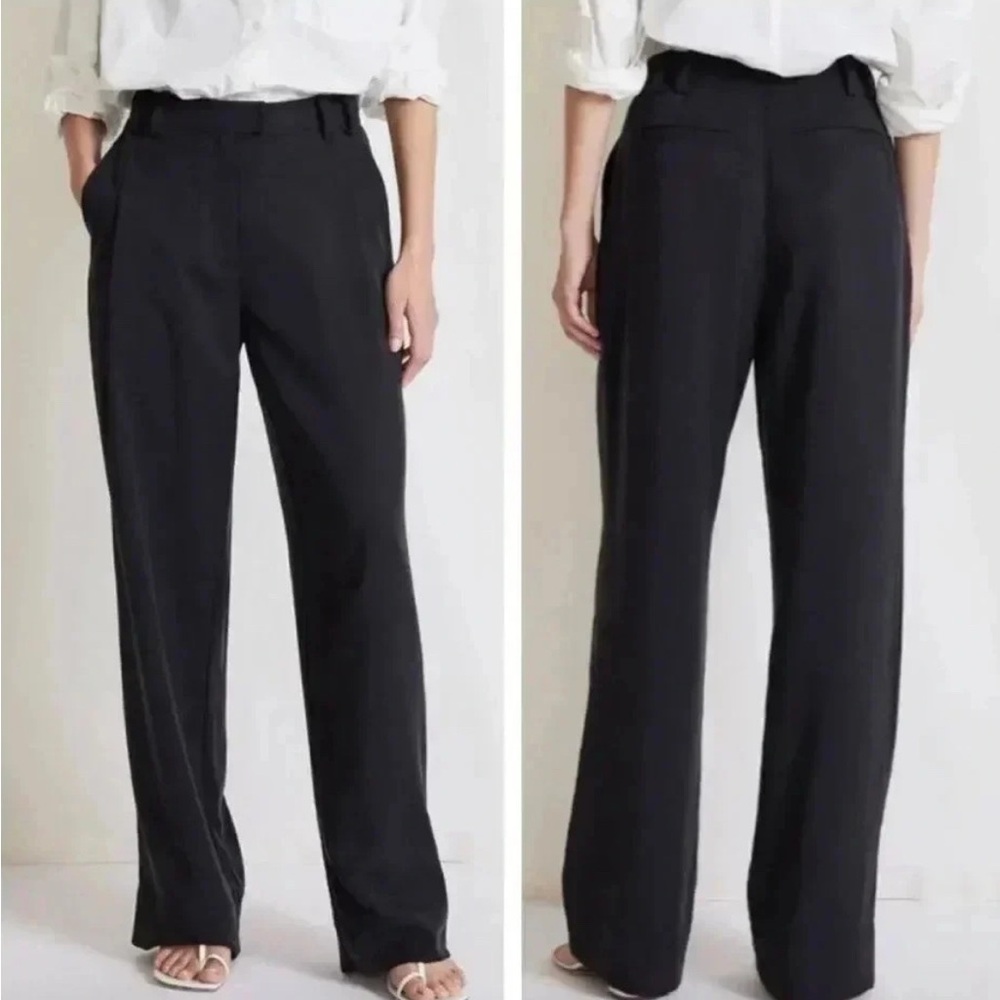 NWT Apiece Apart Linen/Cotton Manon Relaxed Trousers size 10